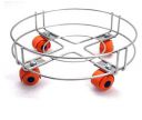 IronTech Heavy Stainless Steel Gas Cylinder Trolley with Wheel...