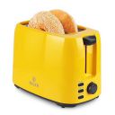 ISILER 2 Slice Toaster,3.3 Cm Wide Slot Bread And Bagel Toaster Yellow,750 Watts...