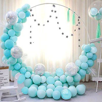 ITAF Blue Pastel Balloons For Birthday/Anniversary/Engagement/Wedding/Baby Shower/Farewell/Any Special Event Theme Party Decoration - Pack of 50