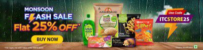 ITC Monsoon Flash Sale Flat 25% Off on orders above Rs.1000