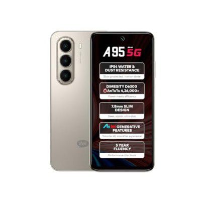 itel A95 5G+ AI Smartphone | 6GB RAM + 128GB ROM | D6300 5G Processor 