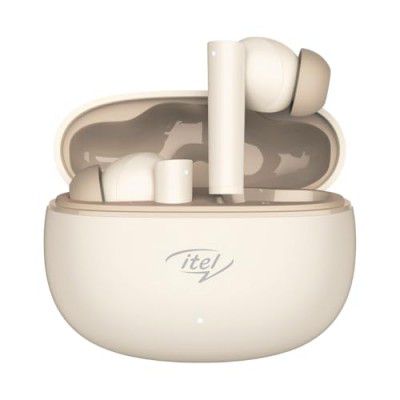 itel Buds Ace 2 TWS Earbuds - Quad Mic ENC Type-C Charging (White)