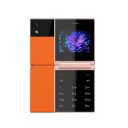 itel Flip One | Leather Premium Design | Big 2.4" Display | Dual SIM | Type-C USB Port | BT Caller | KingVoice | Orange...