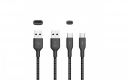 Itel ICD-C33 Nylon Braided Type C Data Cable (Black)...