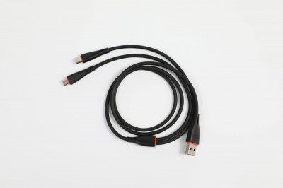 Itel ICD-X21 Type C Dual Data Cable (Black)