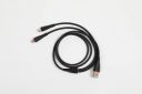 Itel ICD-X21 Type C Dual Data Cable (Black)...