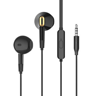 itel IEP14 in Ear Wired Headphones with 14.2Mm Driver (Black)