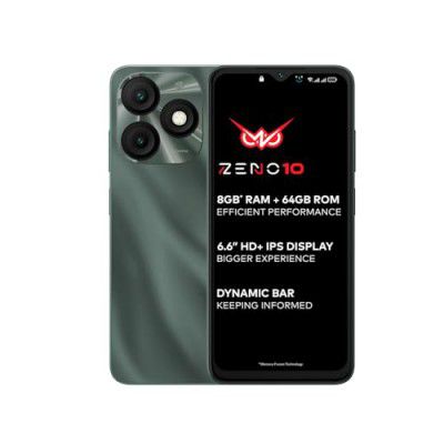 [Extra rs.1029 Off] itel ZENO 10 | 6.6" HD+ Display with Dynamic Bar | (3GB RAM + 64GB ROM), Upto 8GB RAM