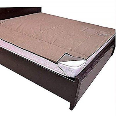 IVAZA Fabrics Baby PVC Plastic Rubber Waterproof Double Bed Sheet/Bed Protecting Mat (75x72 Inch)