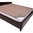 IVAZA Fabrics Baby PVC Plastic Rubber Waterproof Double Bed Sheet/Bed Protecting Mat (75x72 Inch)...
