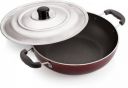 iVBOX Eco-SS Induction Bottom Non-Stick Kadhai 24 cm diameter with Lid 2 L capacity  (Aluminium, Non-stick, Induction Bottom)...