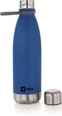 iVBOX Sporto-750ml Unbreakable Stainless Steel Water Bottle for Fridge, Home/Office 750 ml Bottle  (Pack of 1, Blue, Steel)