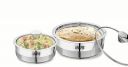 IVEO Bella Stainless Steel with Lid 2 pcs Casserole Set 2 pcs Casserole Set 800ml + 1.25ltrs...