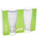 Iveo Glass 2 Pcs Water/Juice Pilsner Set 348 ml...