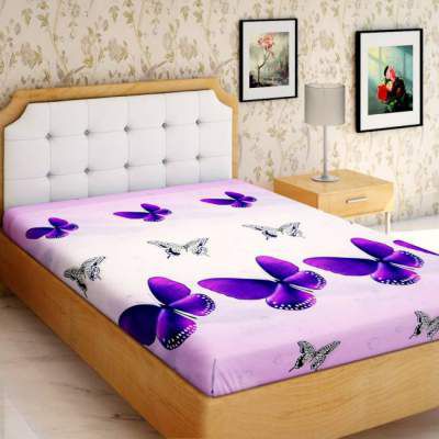IWS 144 TC Microfiber Single 3D Printed Bedsheet 