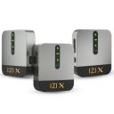IZI X Dual Channel Wireless Microphone 360° Omnidirectional, 120M Range, 15Hr Playback, Fast Charging, Pro Active Noise Cancellation, DSLR & Android iOS Compatible, 3.5mm Jack, Portable for Vlogging...