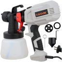 Izom IZ-ESG Corded Spray Gun Hand Held Electric Sprayer with Multiple Spray Patterns & Large Paint Storage Capacity, Light Grey...