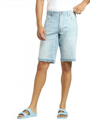 JACK & JONES Men's Cotton Blend Regular Fit Shorts