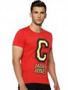 JACK & JONES Men's Cotton Printed Slim Fit T-Shirt...