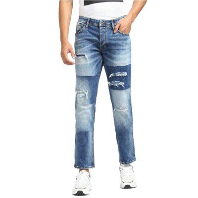 Jack & Jones Men's Glenn Slim Fit Low-Rise Jeans