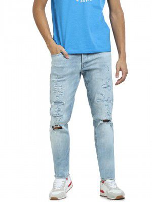 JACK & JONES Men's Mid Rise Slim Jeans