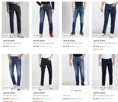 Jack & Jones Men Jeans Upto 75% Off | Starts @769