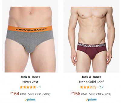 Jack & Jones Men's Brief Upto 60% Off