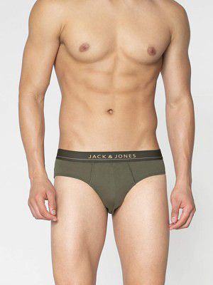 Jack & Jones Mens Solid Brief