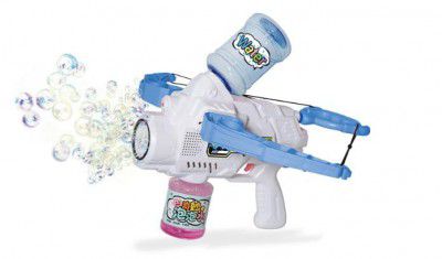 Jack Royal 2-in-1 Light up Crossbow Bubble Blower Water Gun Pink Or Blue Electric Bubble Machine Toy Set for Kids Boys and Girls