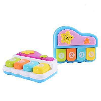 Jack Royal Baby Mini Musical Piano Toy with Light and Lullaby (Color May Vary)