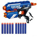 Jack Royal Blaze Storm Foam Blaster Toy Gun for Kids Safe and Long Range, 10 Soft Bullets...