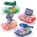 Jack Royal Friction Gear Army Tanker Toy with Flashing Lights...