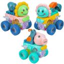 Jack Royal Friction Gear Monster Animal with Flashing Lights, Best Gift for Boys and Girls Above 3 Years Old (2 PC Set)...
