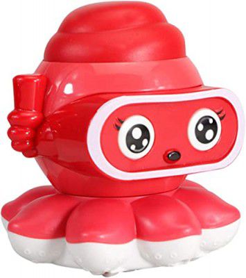 Jack Royal Friction Powered Octopus Model with Rotatable Eyes Cartoon Octopus Fun Toy Car Gift for Boys Girls (Pack of 1, Multicolor)