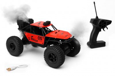 Jack Royal Remote Control 1:18 Rock Crawler with Mist Smoke Spray Function High Speed Rechargeable 