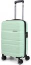 JACY LONDON Small Cabin Suitcase (57 cm) 8 Wheels - Hard Sided ABS and PC 8 Wheel Spinners with Combi Lock (ZX-2585) - Dark Green...
