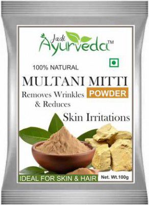 JADI AYURVEDA Multani Mitti Powder For Skin & Hair Care (100 g)  (100 g)
