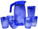 JAFAR NEW Jug with 6 Pieces Glasses Set Jug Glass Set  (PLASTIC)...
