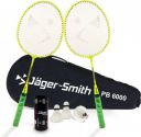 Jager-Smith PB-6000 Combo & Featherlite 2 Shuttle Kids Badminton Kit...