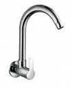 JAGGER LAKS3246 (Mark) Wall Mounted Kitchen Sink Cock Faucets Taps for Kitchen Sink/Basin Taps with Wall Flange & Teflon Tape, Chrome , Brass, Steel...