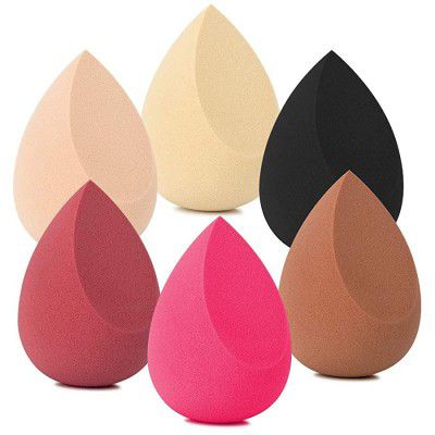 JAGMOOLYA Products Makeup Sponge, Multi-colored Blender Blending Beauty Sponges for Foundations,Powders & Creams, Vegan, Cruelty Free and Non-Latex {Color May Vary} (PACK OF 1)