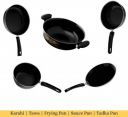 Jainpet Fry Pan 22 cm diameter 5 L capacity...