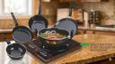 Jainpet Modern Home Chef 5-Piece Set Induction (Aluminium, Stainless Steel, 5 - Piece)...
