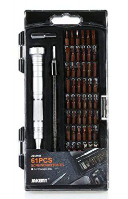 Jakemy JM-8166 61 In 1 Professional S2 Precision Screwdriver Tool Set