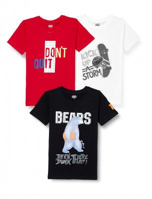 Jam & Honey Boys Regular Fit T-Shirt