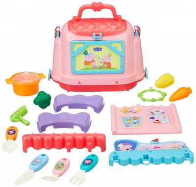 Jam & Honey- Peppa Pig Purse Kitchen Set | Toy for Kids Age 3+ Years