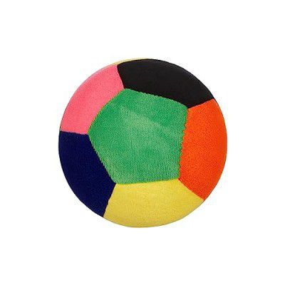Amazon Brand - Jam & Honey Polyester Baby Bowling Ball/Soft Plush Toy with Rattle Sound