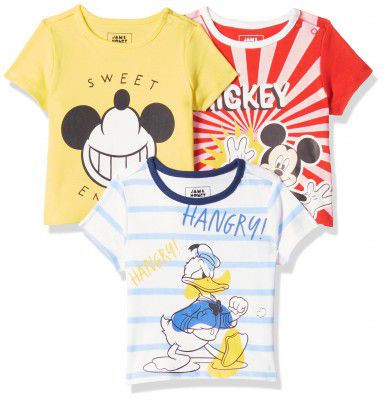 Jam & Honey Regular Fit Baby Boys and Girls 100% Cotton, Age 0-2 Years