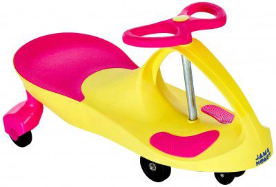 Amazon Brand - Jam & Honey Swing / Magic Car (Yellow & Pink)