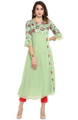 Janasya Women's A-Line Kurta